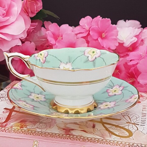 Bone China Royal Stafford Chintz Tea Cup & Saucer Chintz England Christmas Gift - Picture 4 of 8